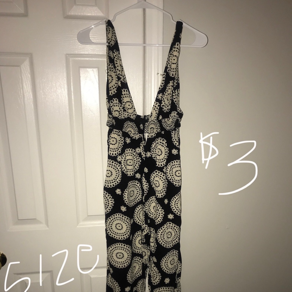 Jumpsuit black and creme